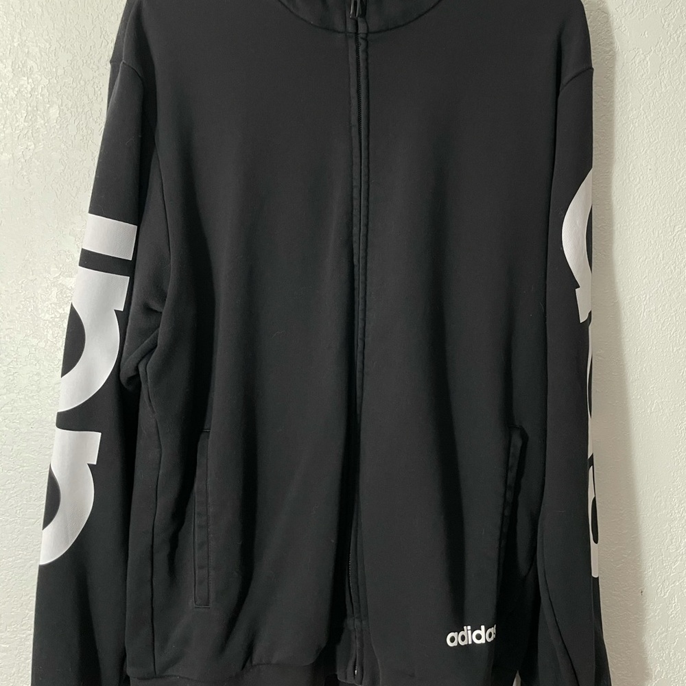 Men’s Adidas Track Style Zip-Up Jacket
